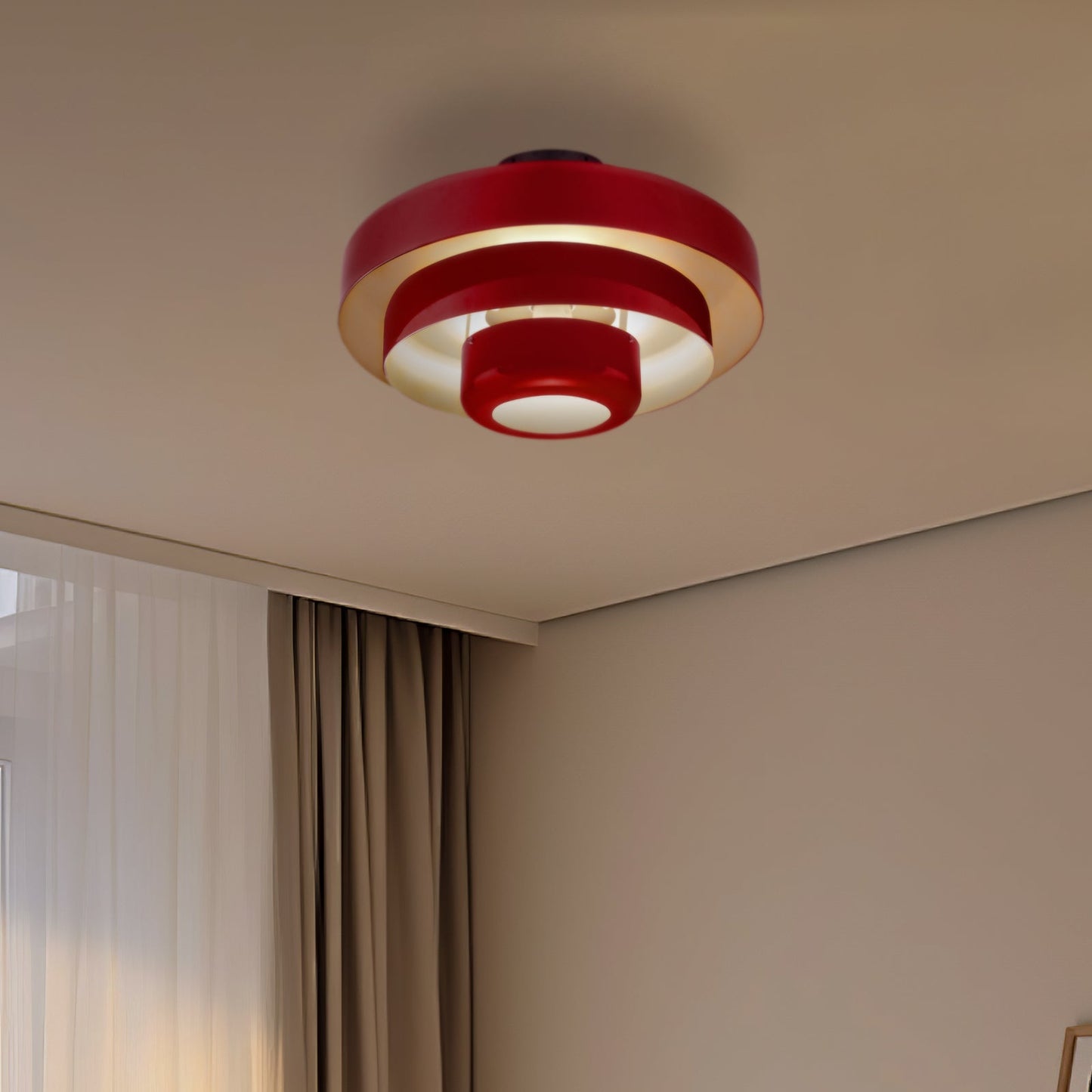 Iron Mid-Century Ceiling Lights
