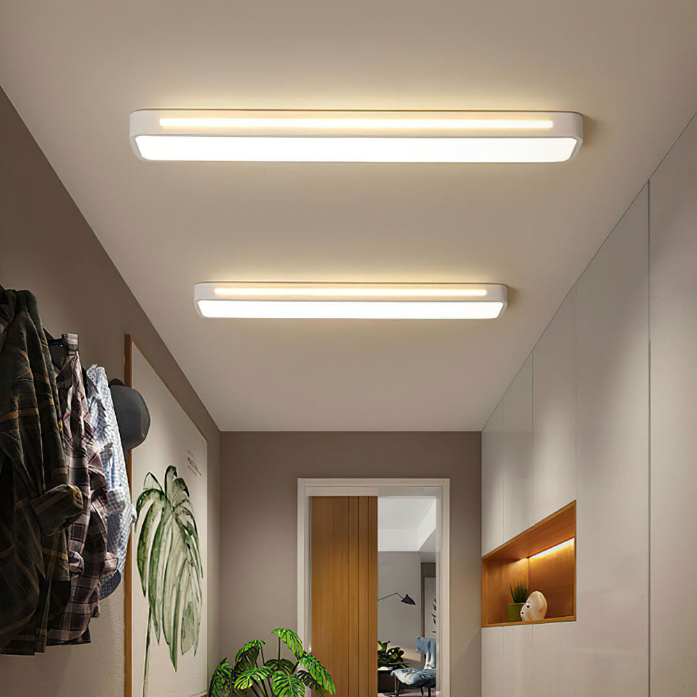 Modern Nordic Minimalist Long LED Ceiling Light
