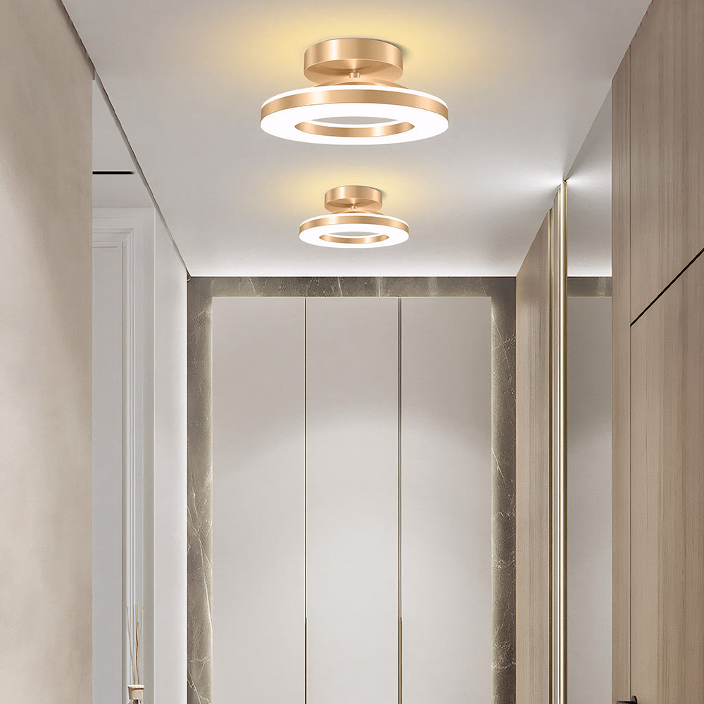 Contemporary Acrylic Round Hallway LED Ceiling Light