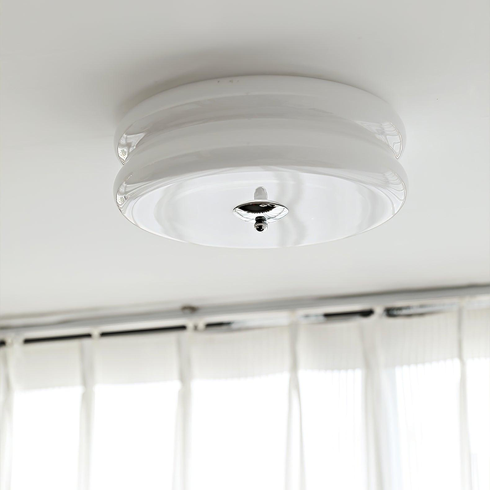 Art Deco Cream Cake Ceiling Light