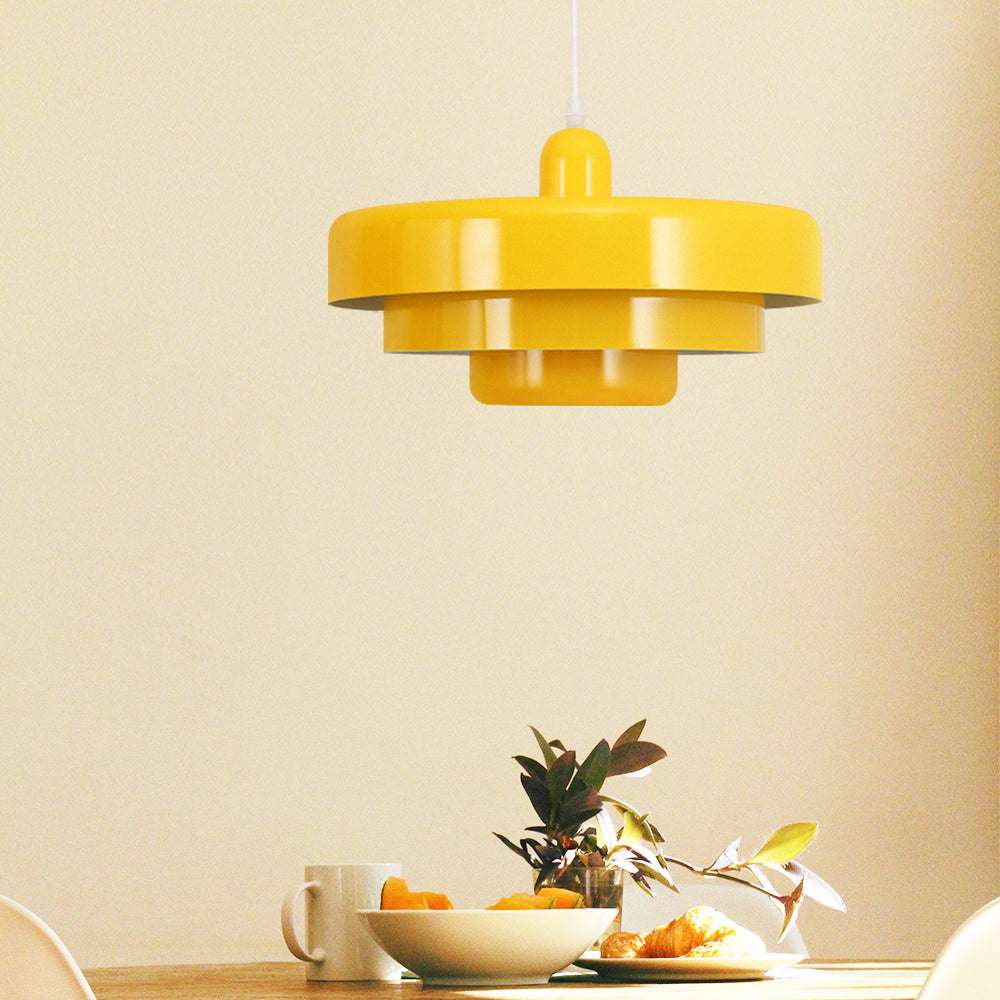 Mid Century Bauhaus Iron Pendant Lamp