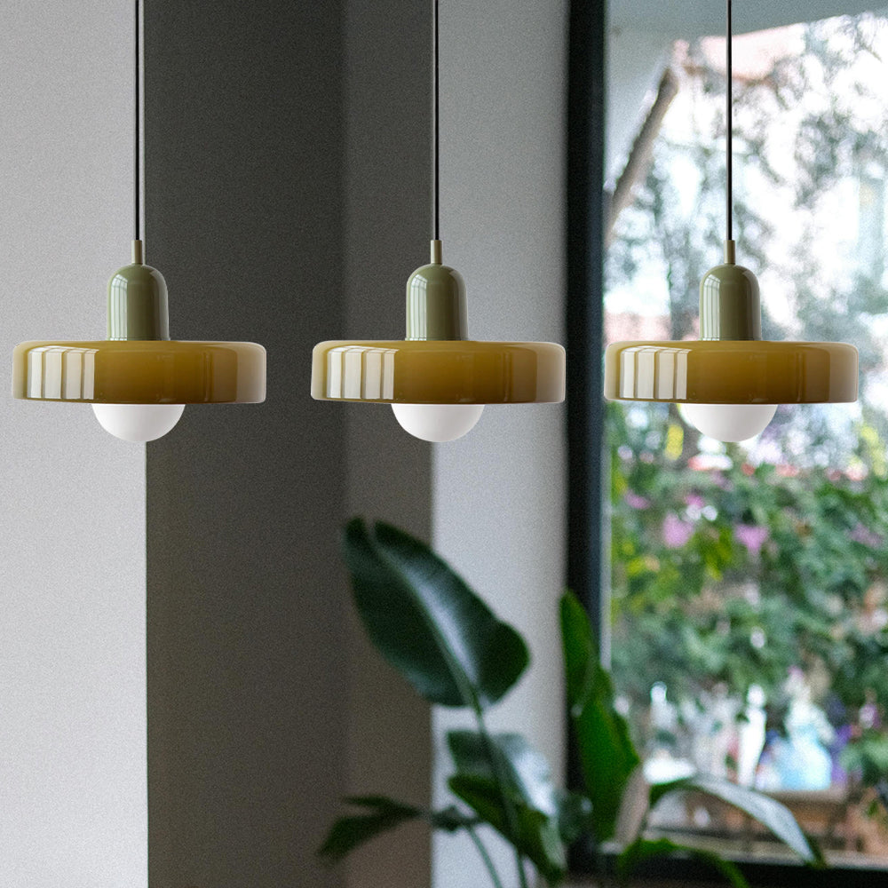 3 Heads Modern Art Decor Glass Pendant Light