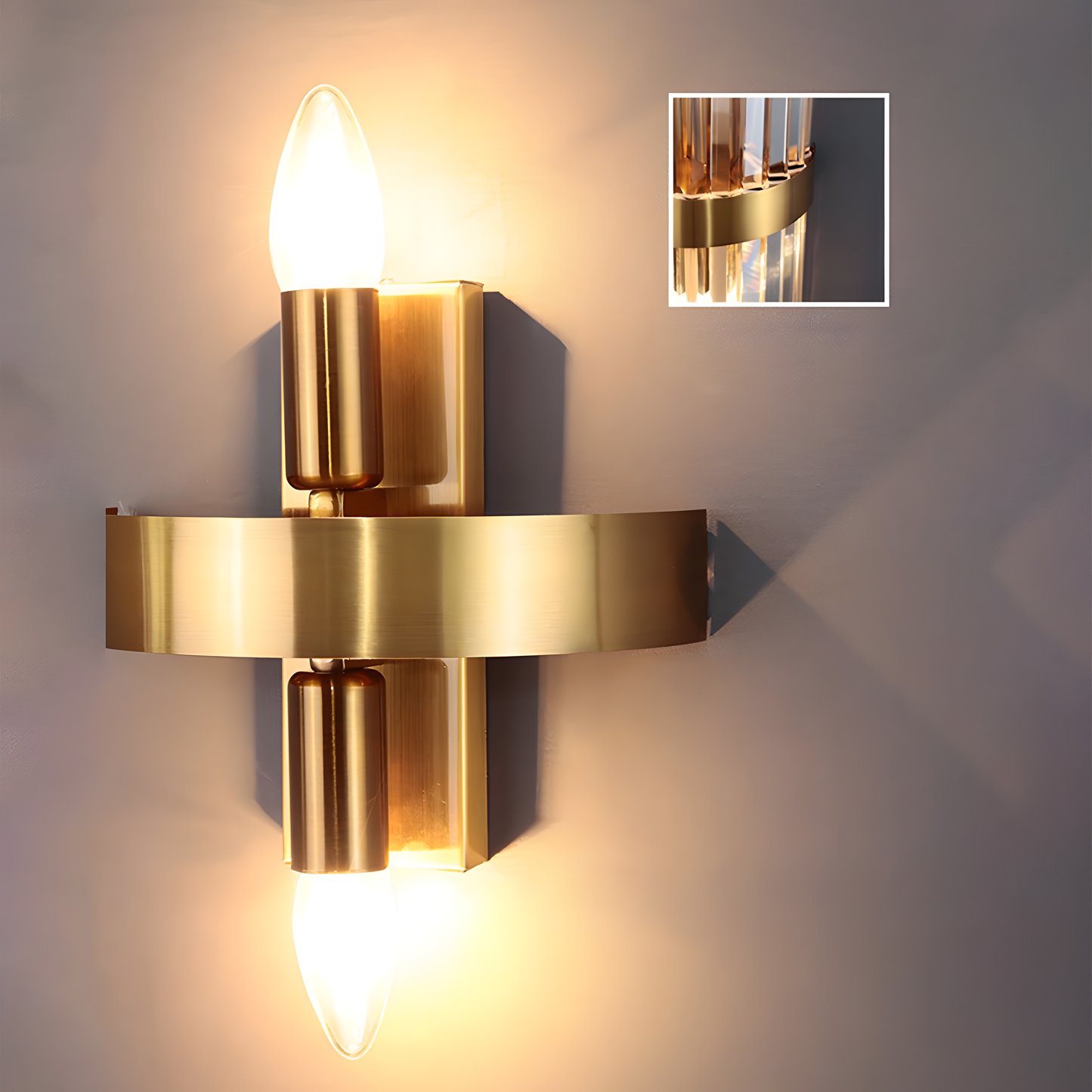 Luxurious Modern Crystal Living Room Wall Light