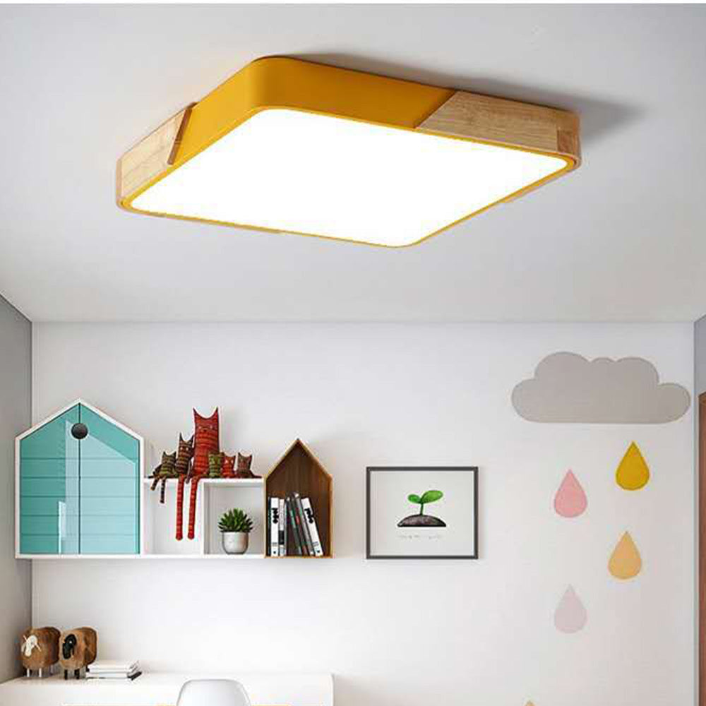 Colorful Square Minimalist Ceiling Light