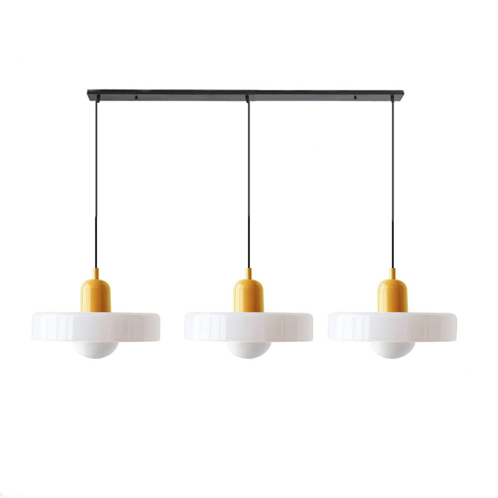 3 Heads Modern Art Decor Glass Pendant Light