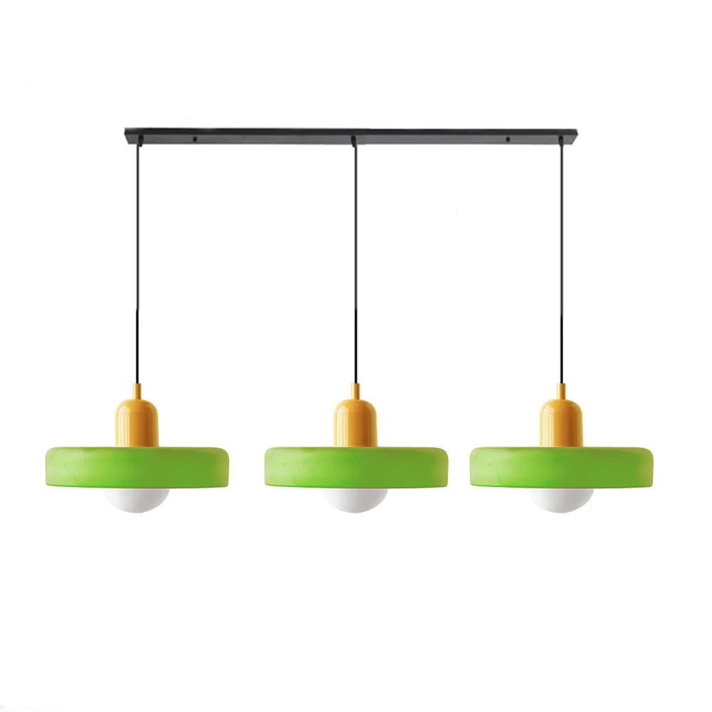 3 Heads Modern Art Decor Glass Pendant Light