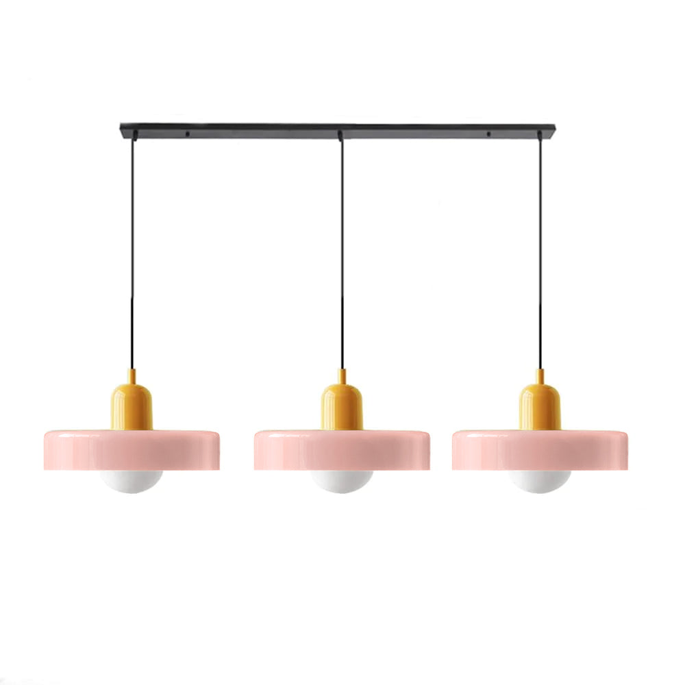 3 Heads Modern Art Decor Glass Pendant Light