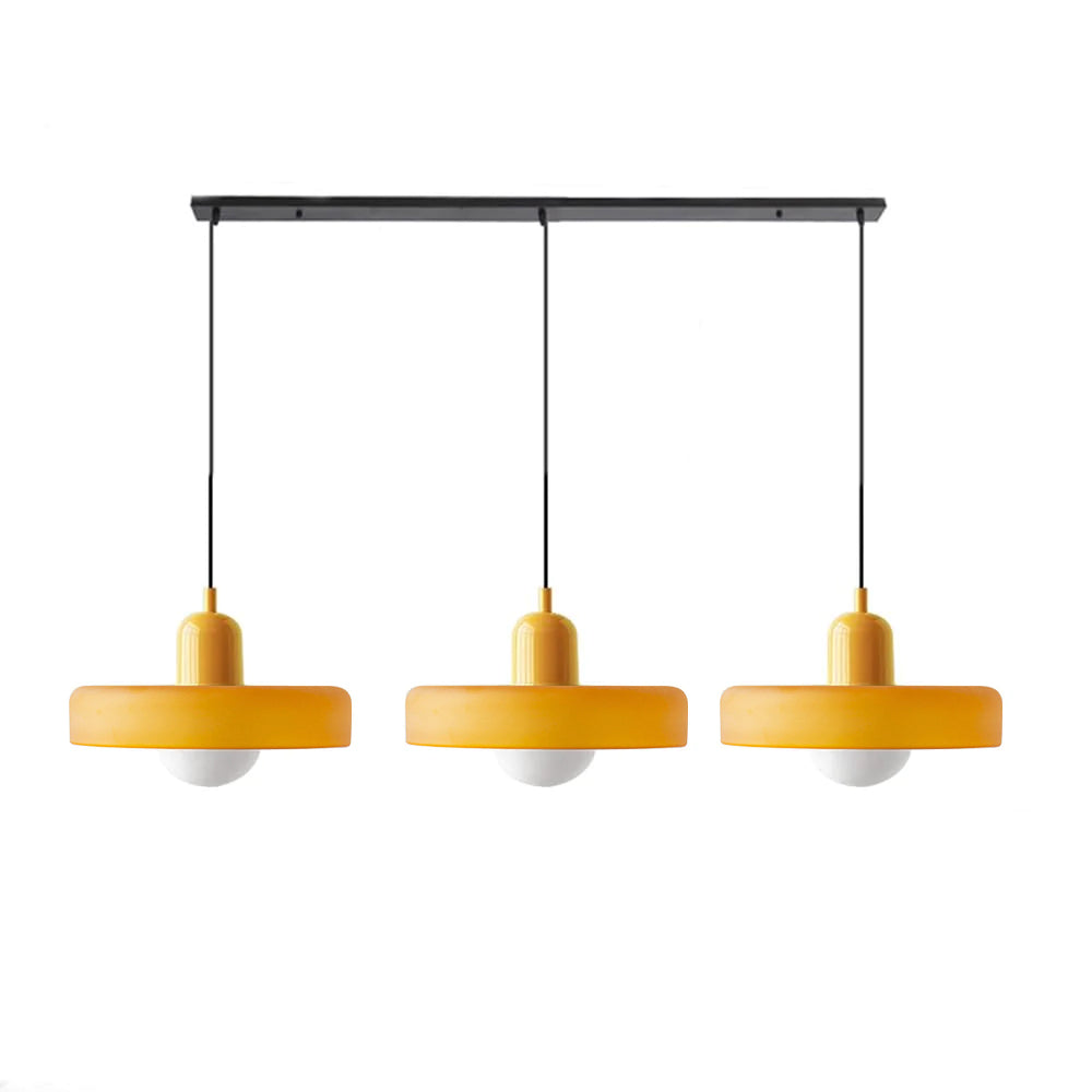 3 Heads Modern Art Decor Glass Pendant Light