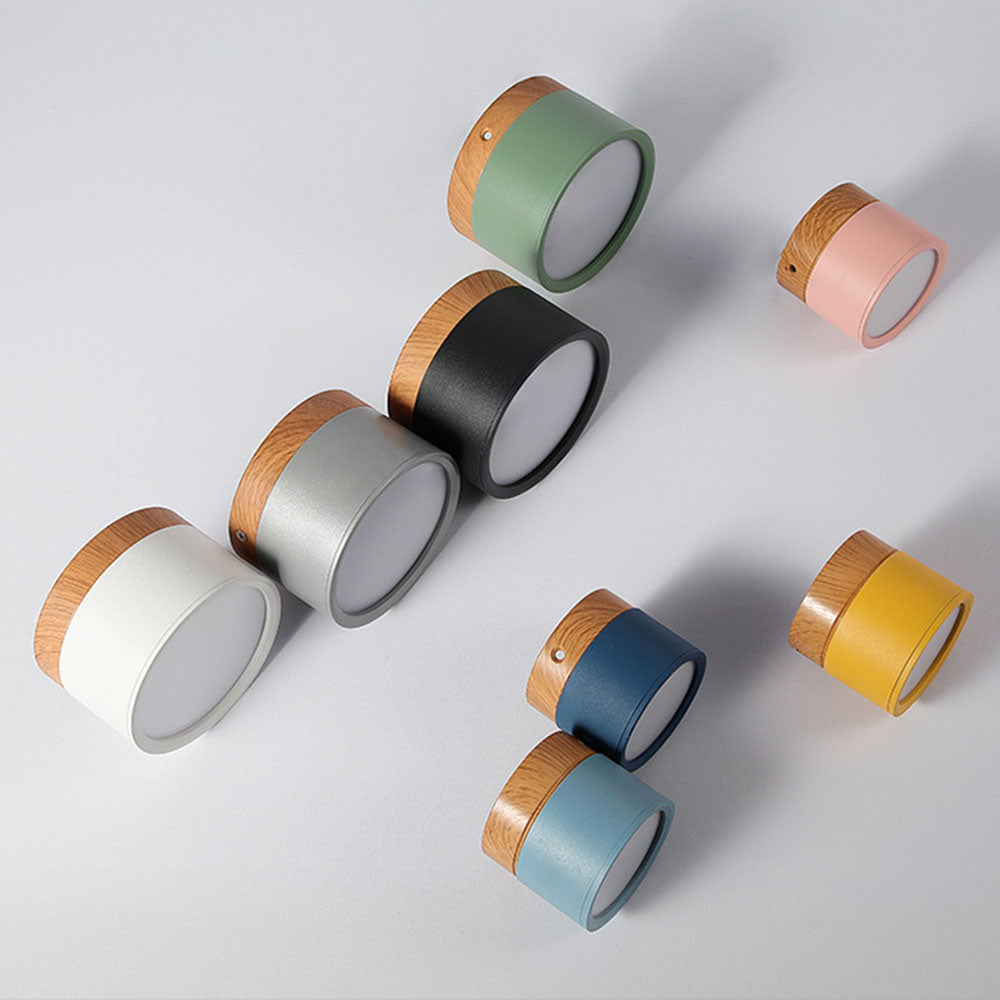 Modern Cylinder Small Flush Mount Ceiling Light
