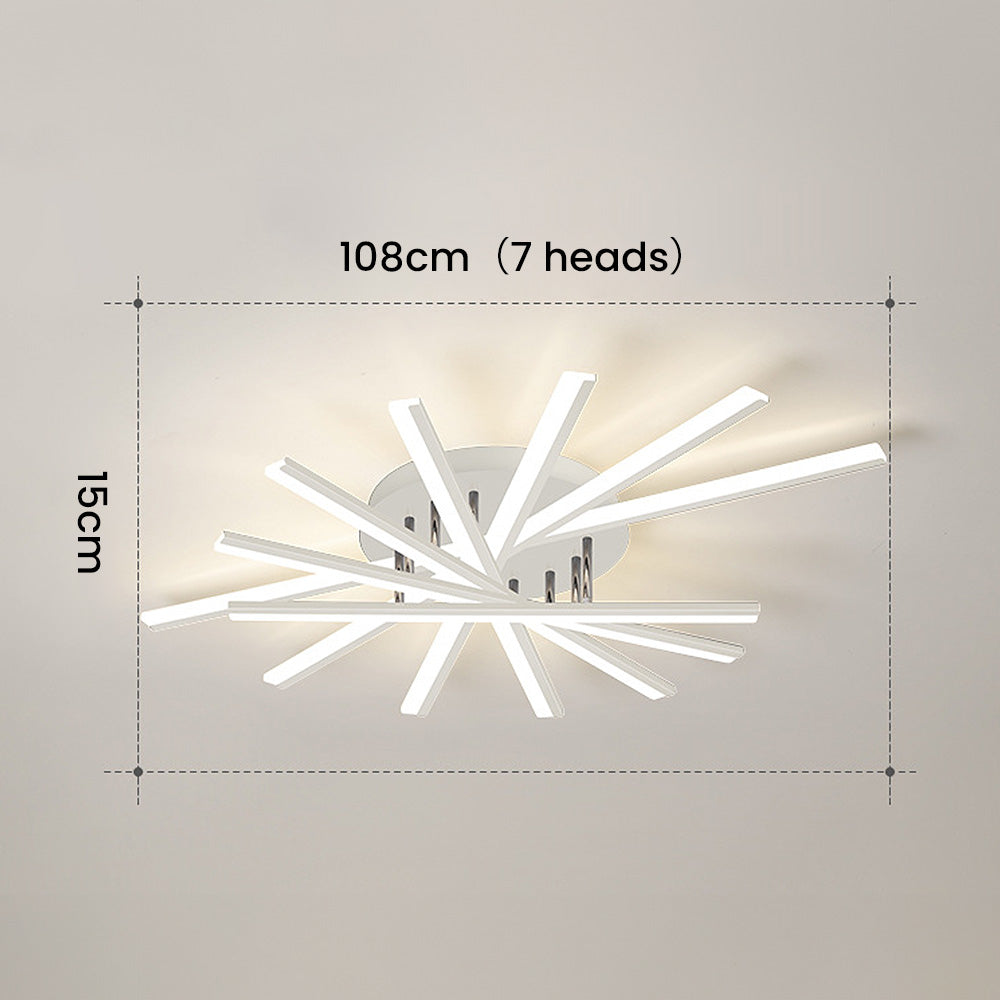 Metal Nordic Minimalist Creativity LED Ceiling Light