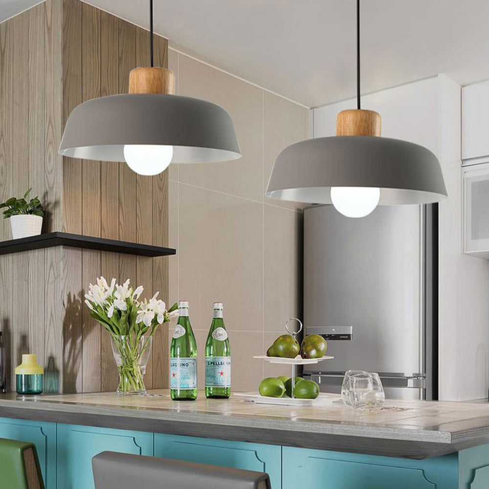 Nordic Wooden Creative Pendant Lamp