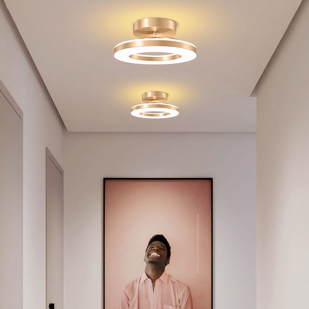 Contemporary Acrylic Round Hallway LED Ceiling Light