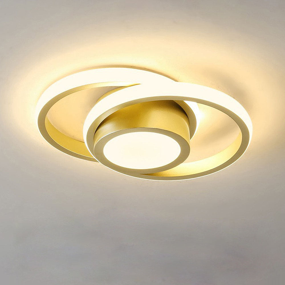 Minimalist Double Ring LED Ceiling Lamp