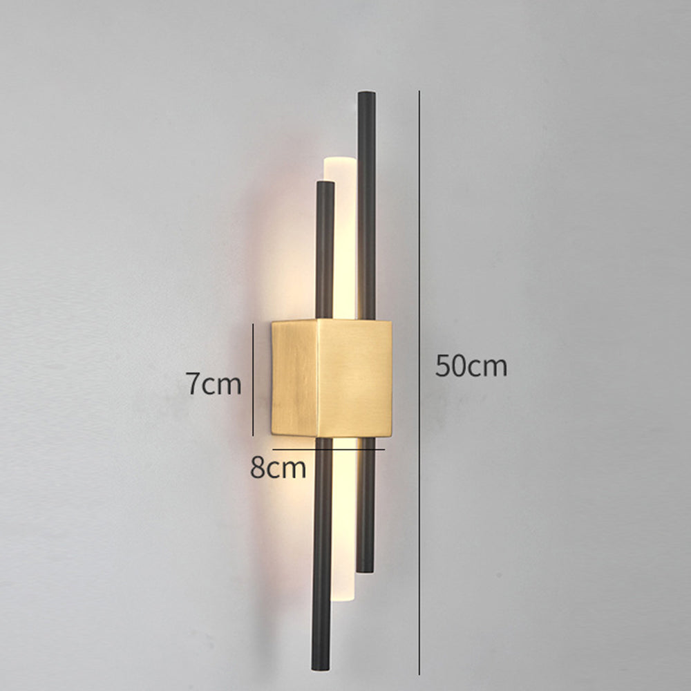 Modern Black And Gold Wall Sconce Lighting