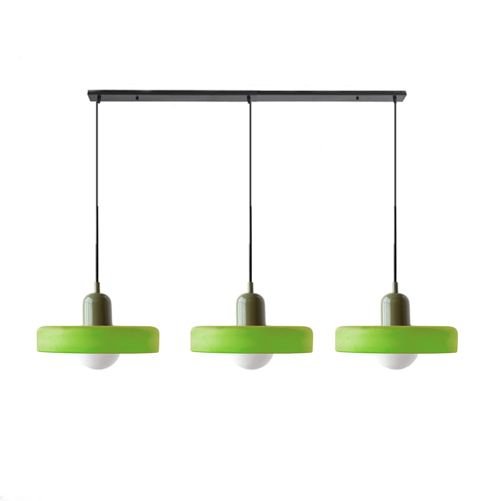 3 Heads Modern Art Decor Glass Pendant Light
