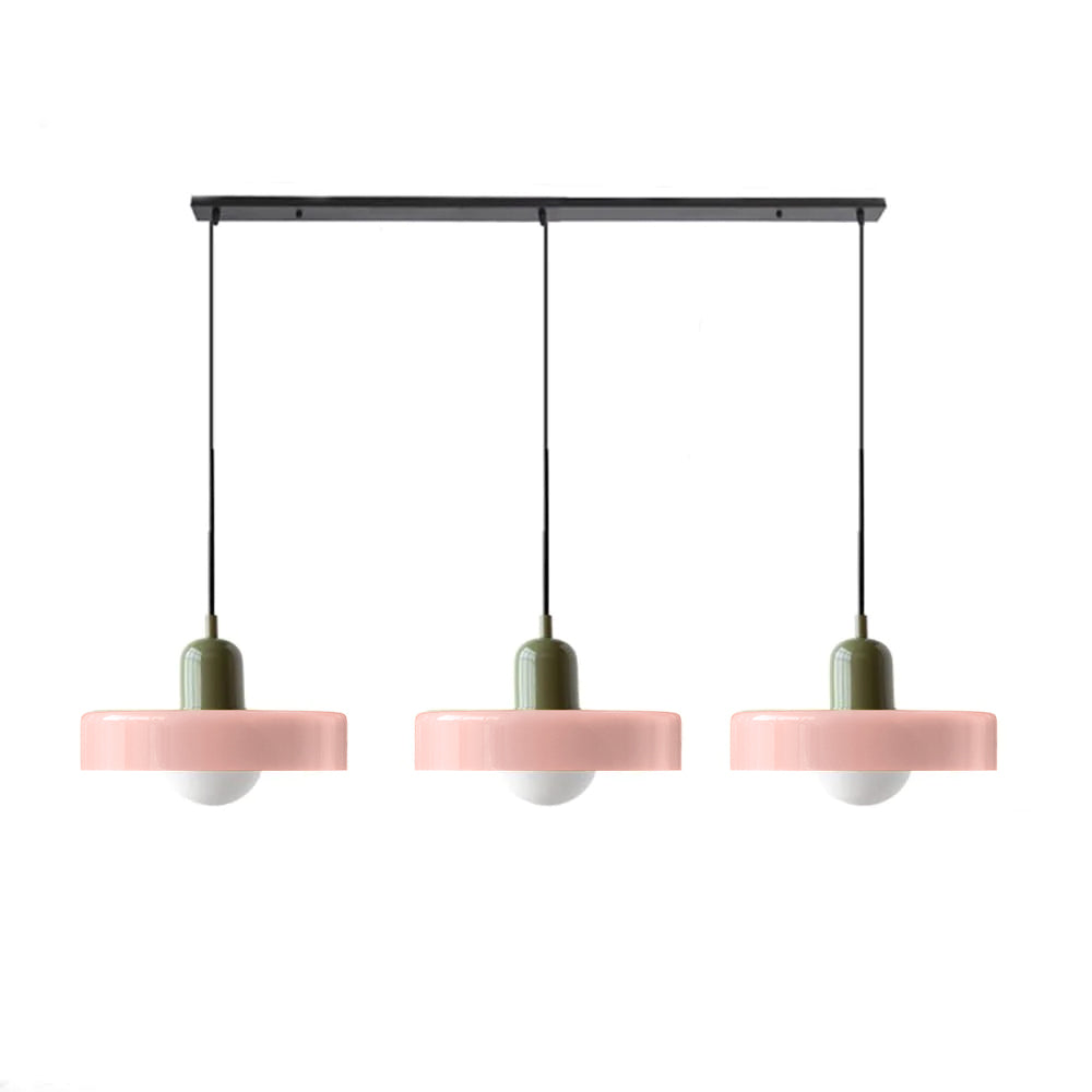 3 Heads Modern Art Decor Glass Pendant Light