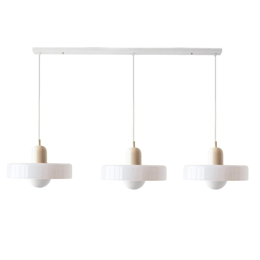 3 Heads Modern Art Decor Glass Pendant Light
