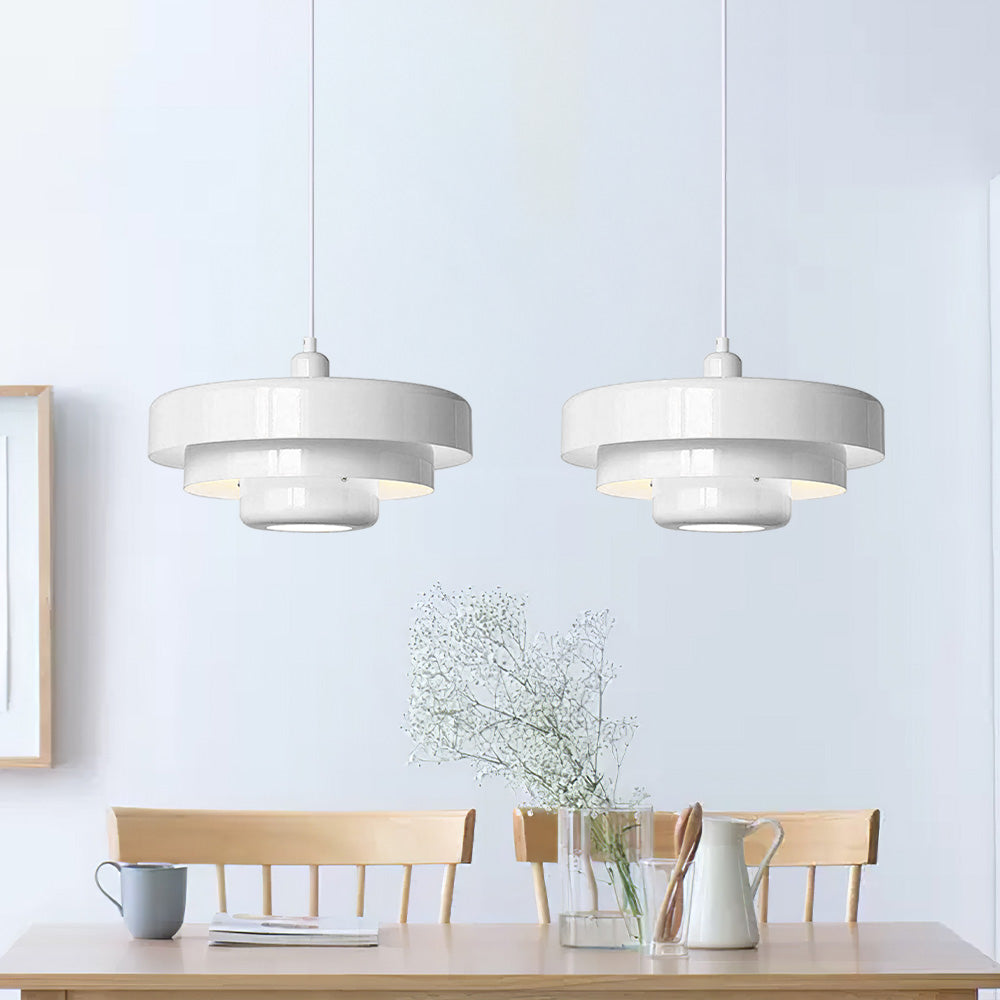 Mid Century Bauhaus Iron Pendant Lamp