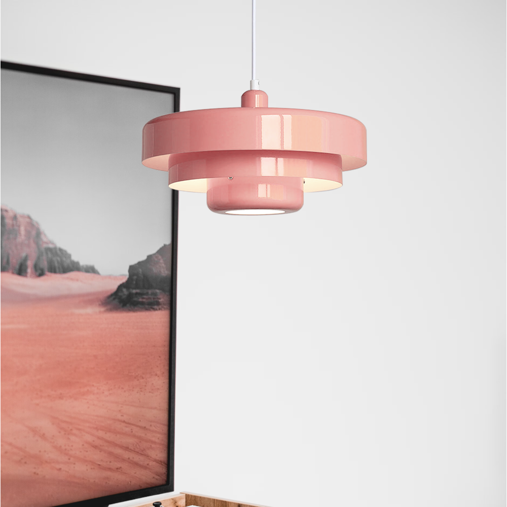 Mid Century Bauhaus Iron Pendant Lamp