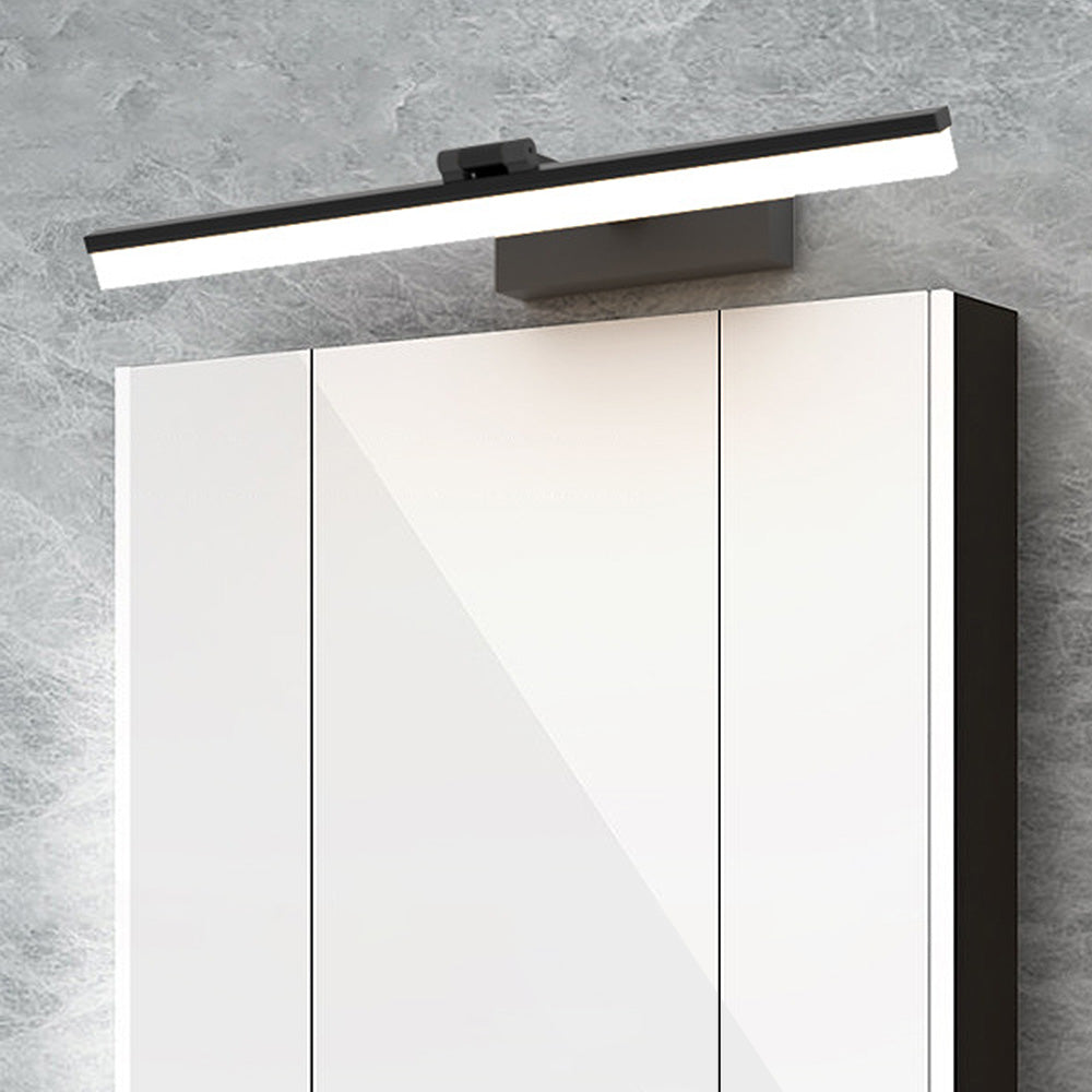 Black Contemporary LED Mirror Bathroom Wall Light