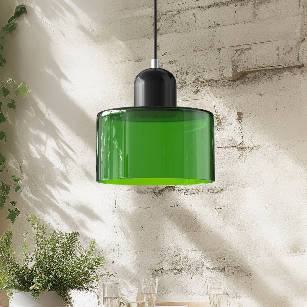 Bauhaus Small Glass Art Pendant Light
