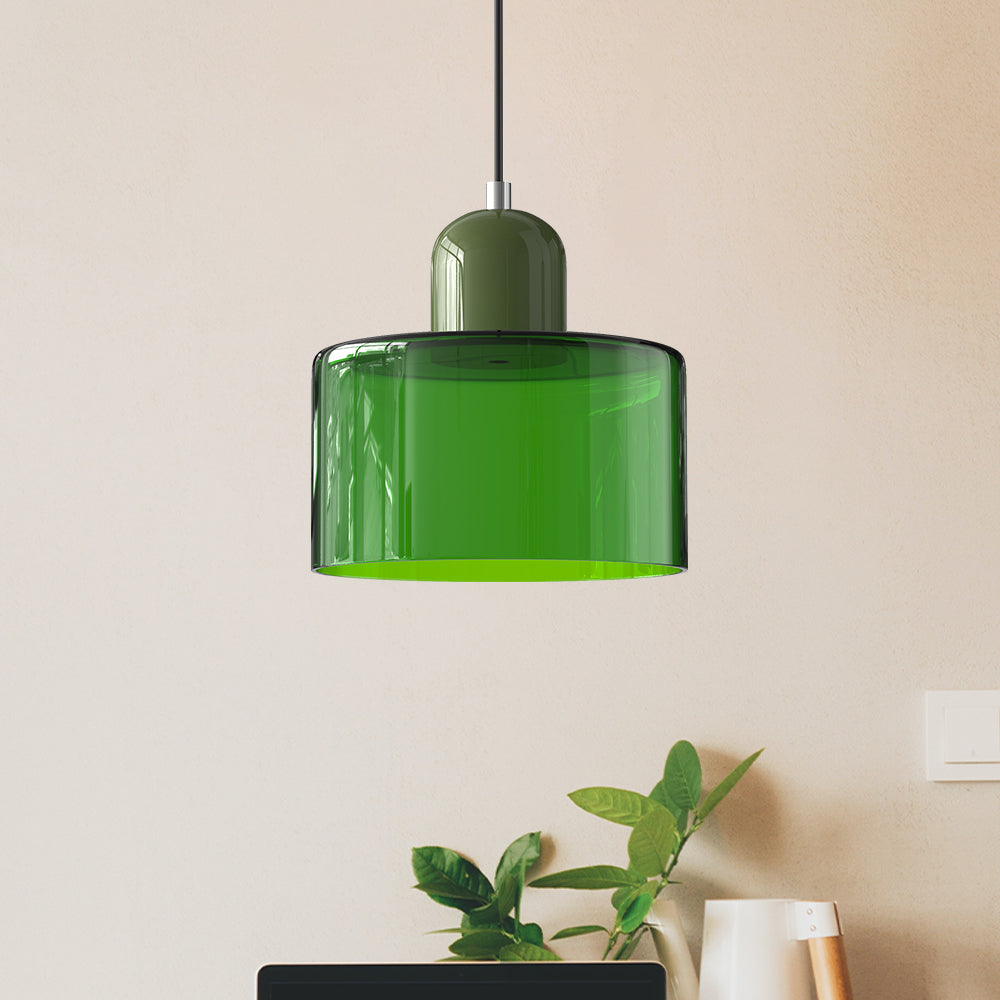 Bauhaus Small Glass Art Pendant Light