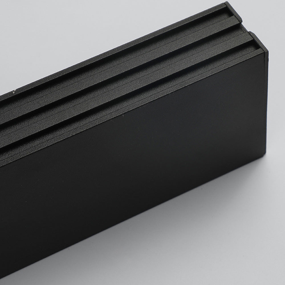 Black Sleek Long Strip Aluminum LED Ceiling Light
