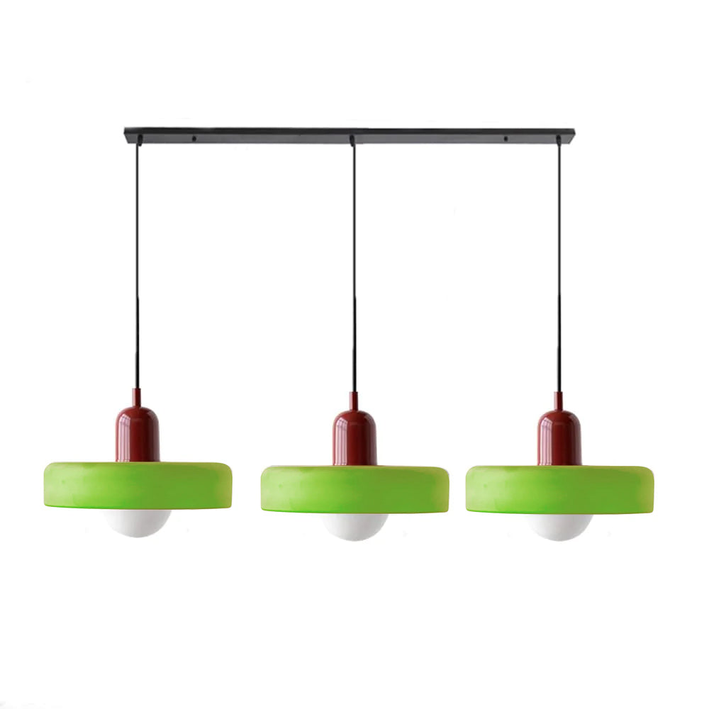 3 Heads Modern Art Decor Glass Pendant Light