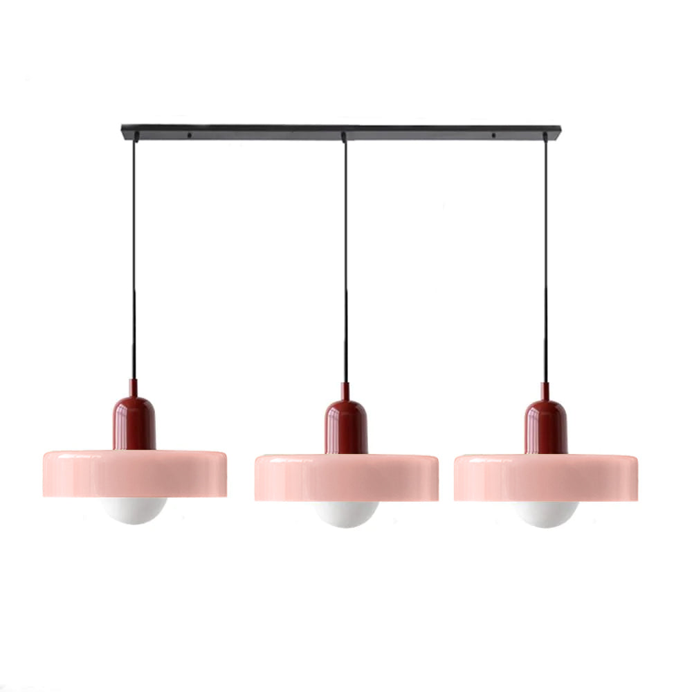 3 Heads Modern Art Decor Glass Pendant Light
