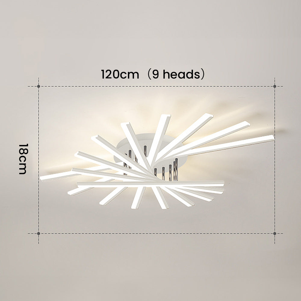 Metal Nordic Minimalist Creativity LED Ceiling Light