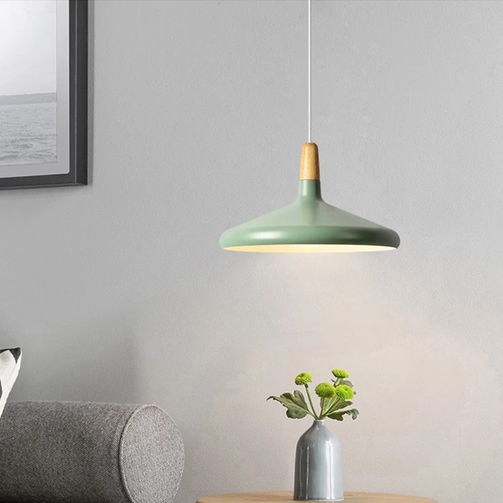 Nordic Macaron Wooden Creative Pendant Lamp