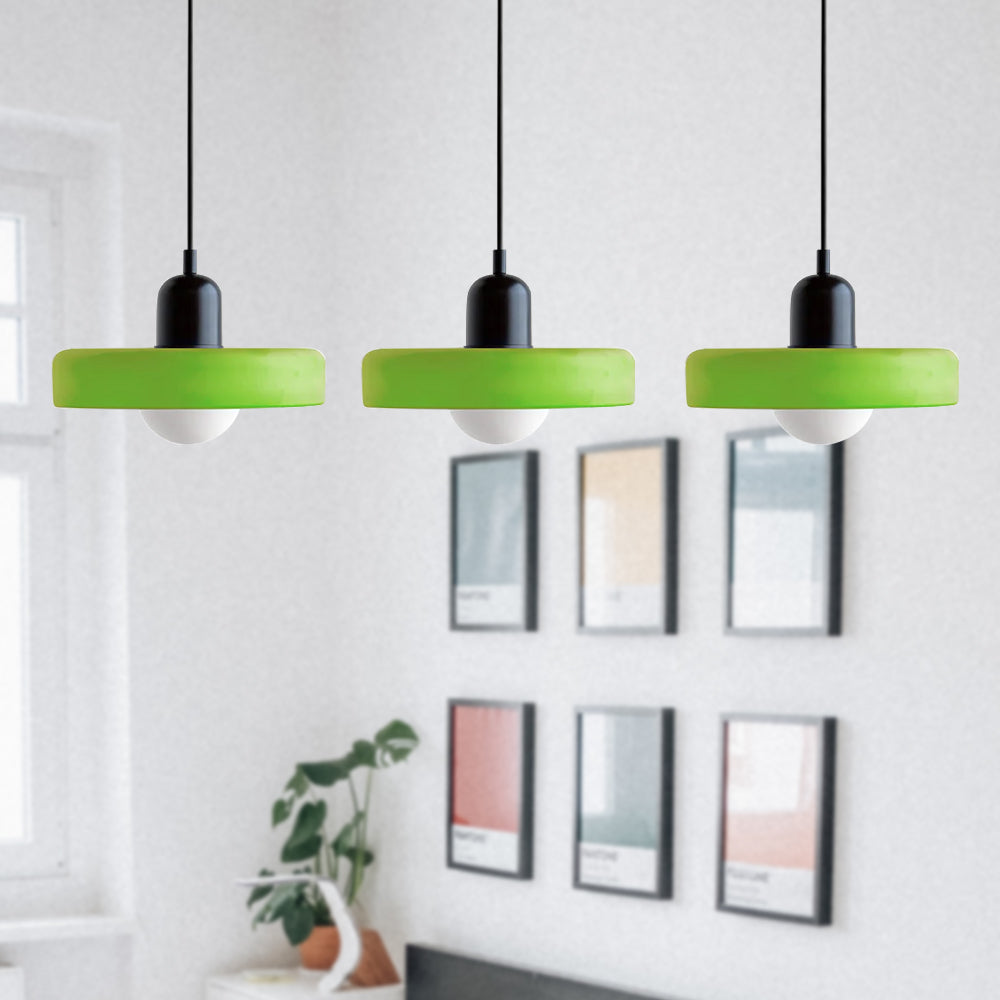 3 Heads Modern Art Decor Glass Pendant Light
