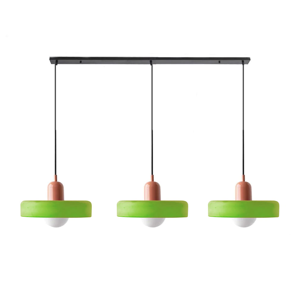 3 Heads Modern Art Decor Glass Pendant Light