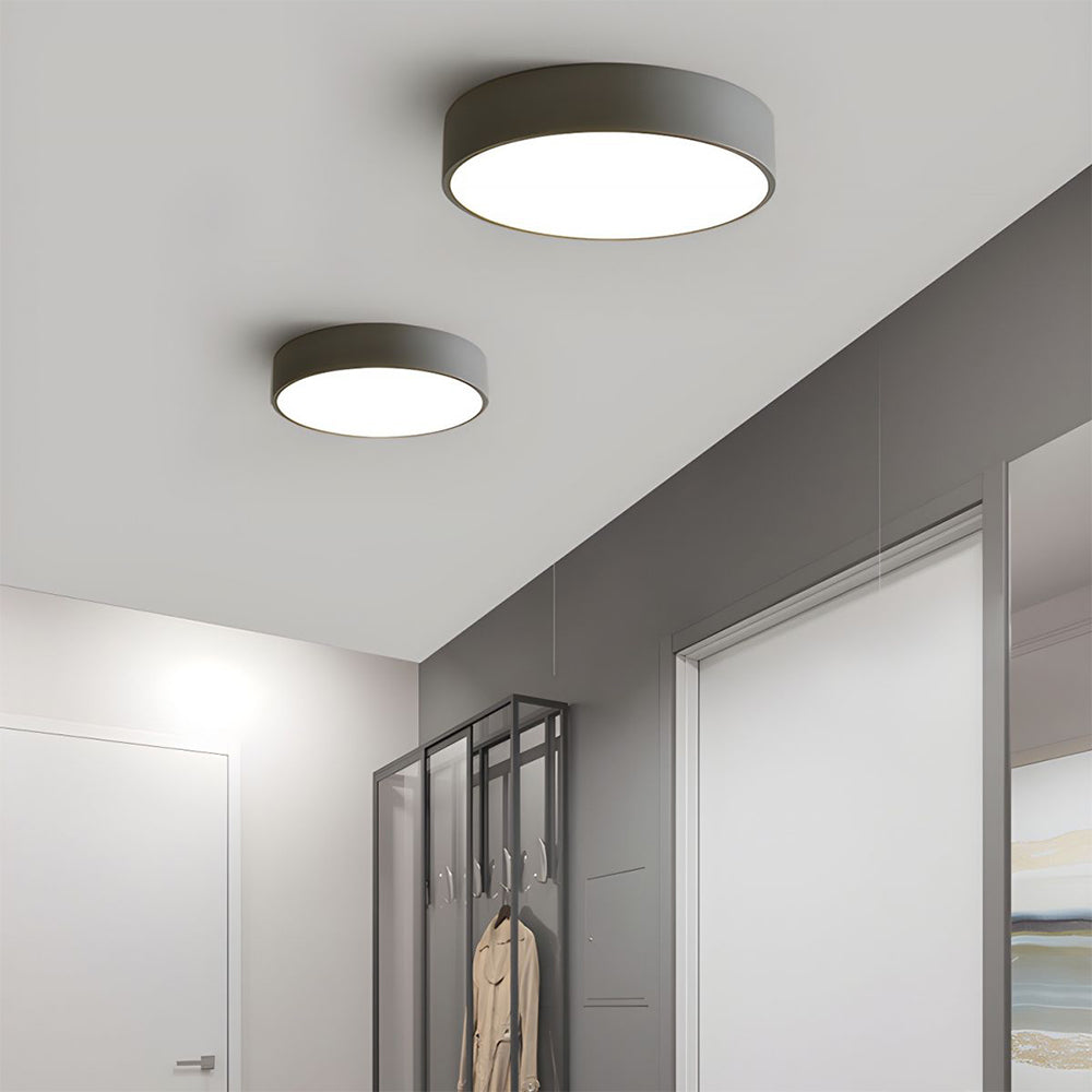 Circular Modern LED Flush Mount Ceiling Light