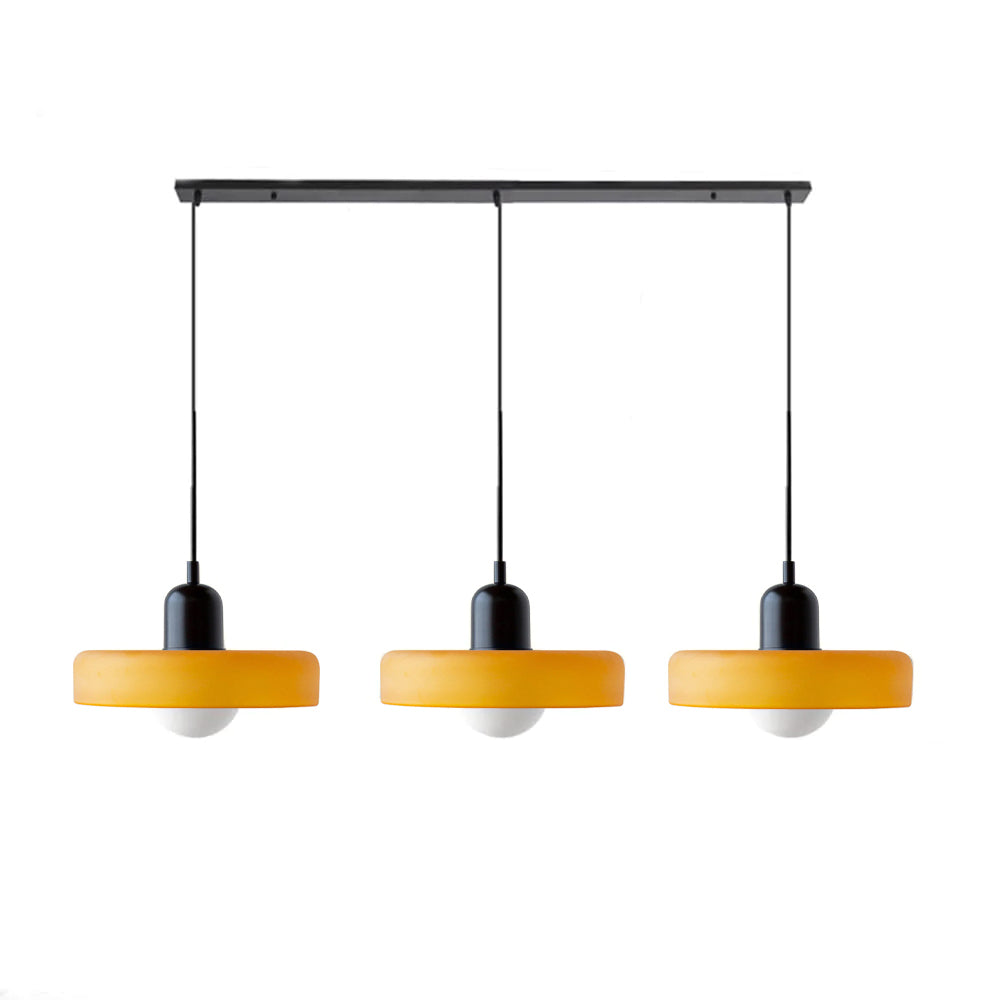3 Heads Modern Art Decor Glass Pendant Light