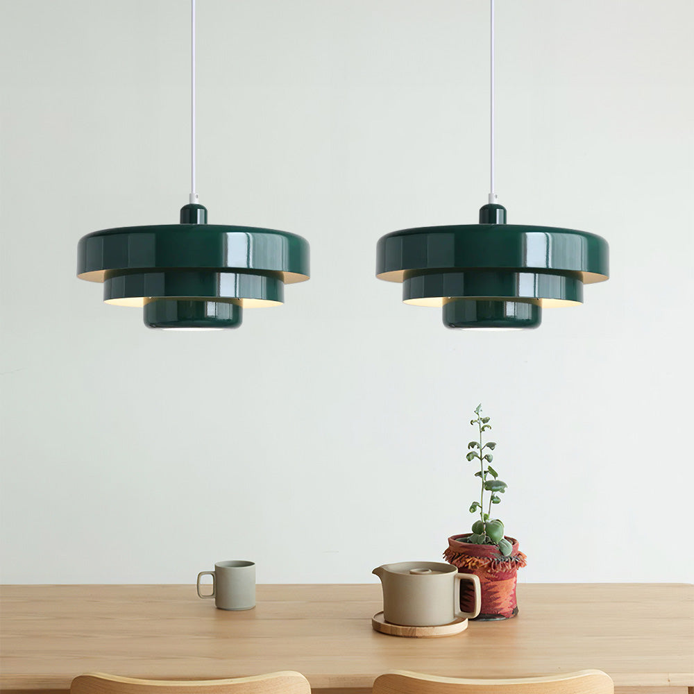 Mid Century Bauhaus Iron Pendant Lamp
