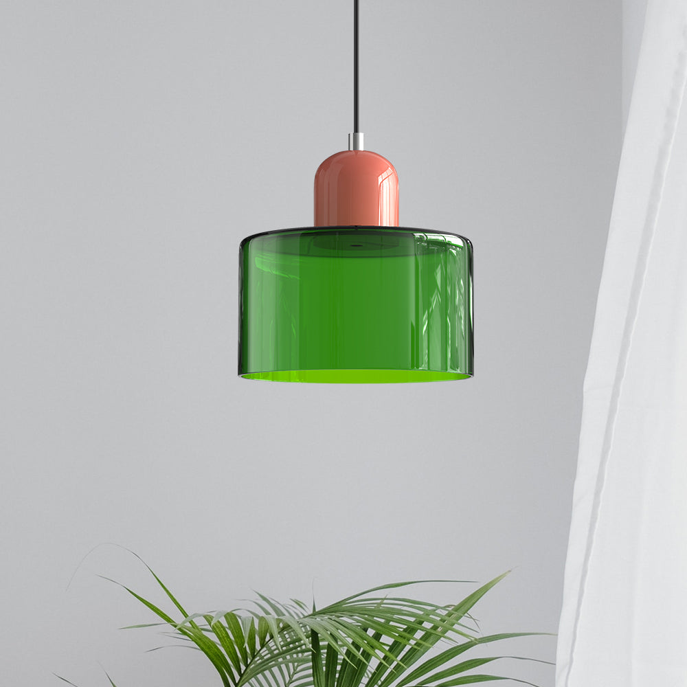 Bauhaus Small Glass Art Pendant Light