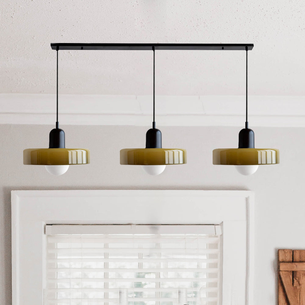 3 Heads Modern Art Decor Glass Pendant Light