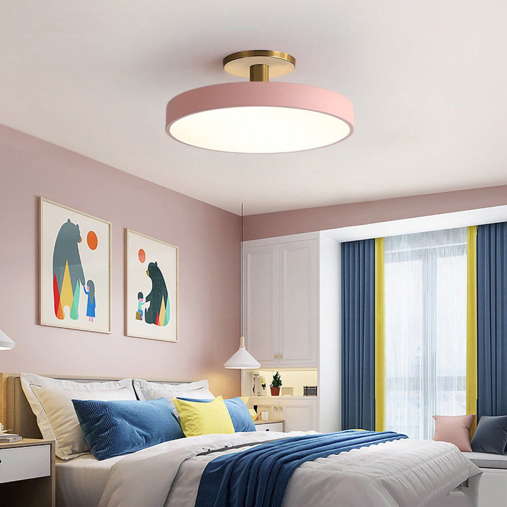 Minimalist Round Flush Mount LED Ceiling Light