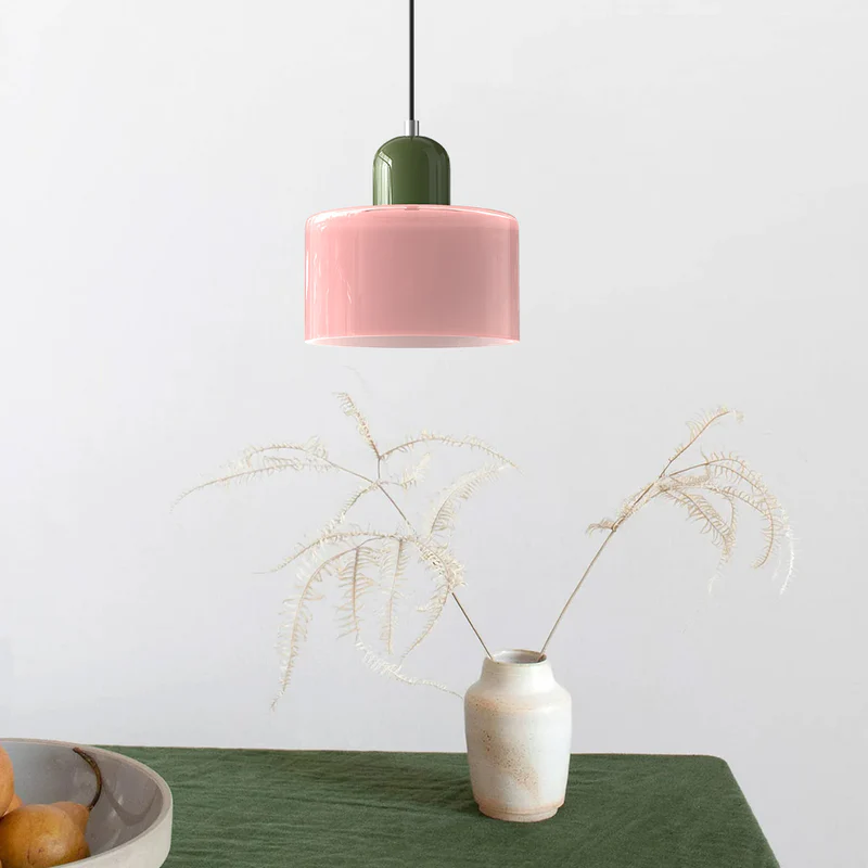 Bauhaus Small Glass Art Pendant Light
