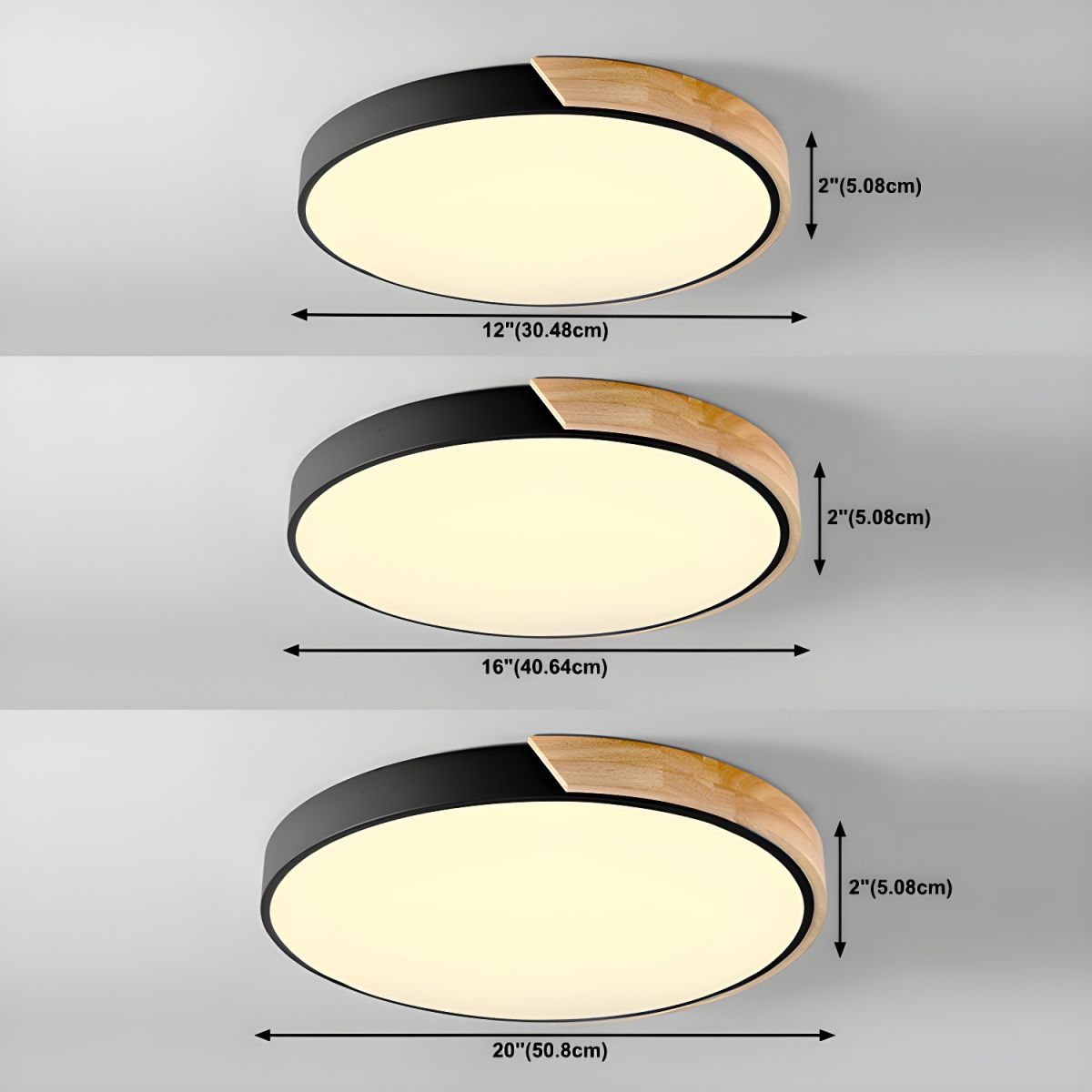 Colorful Minimalist LED Round Ceiling Light
