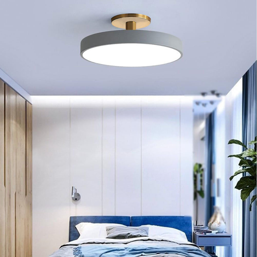 Minimalist Round Flush Mount LED Ceiling Light