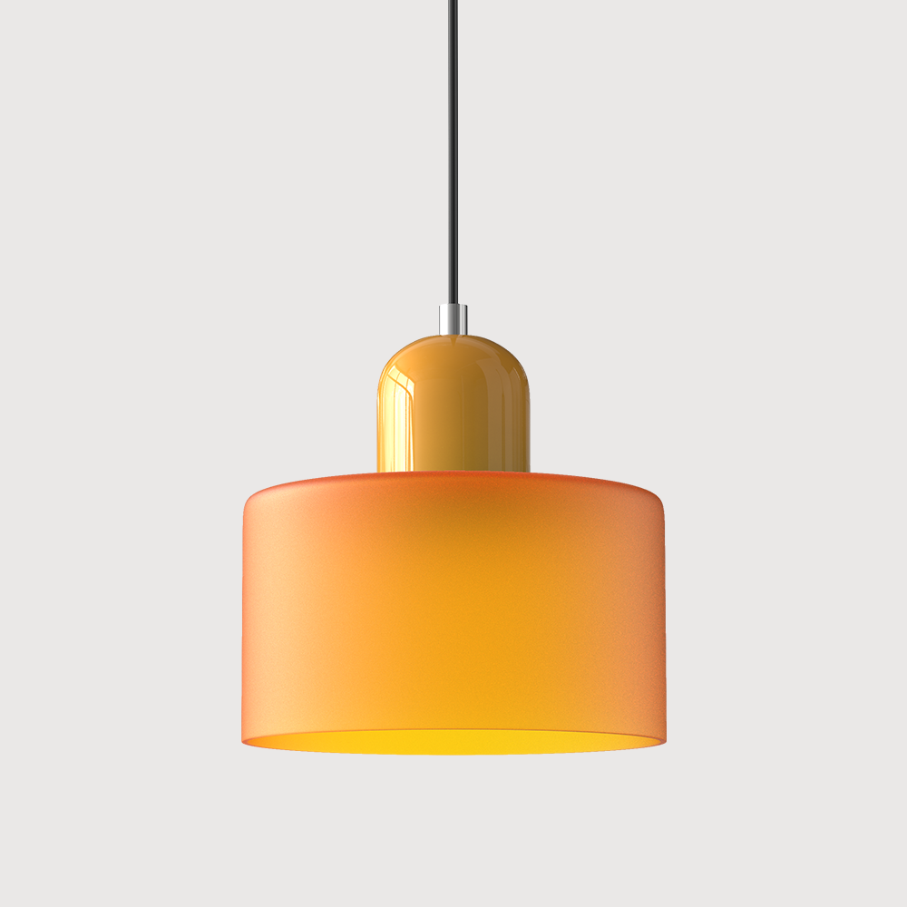Bauhaus Small Glass Art Pendant Light