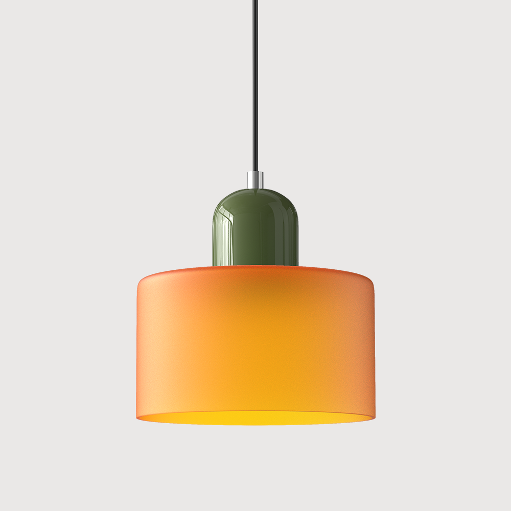 Bauhaus Small Glass Art Pendant Light