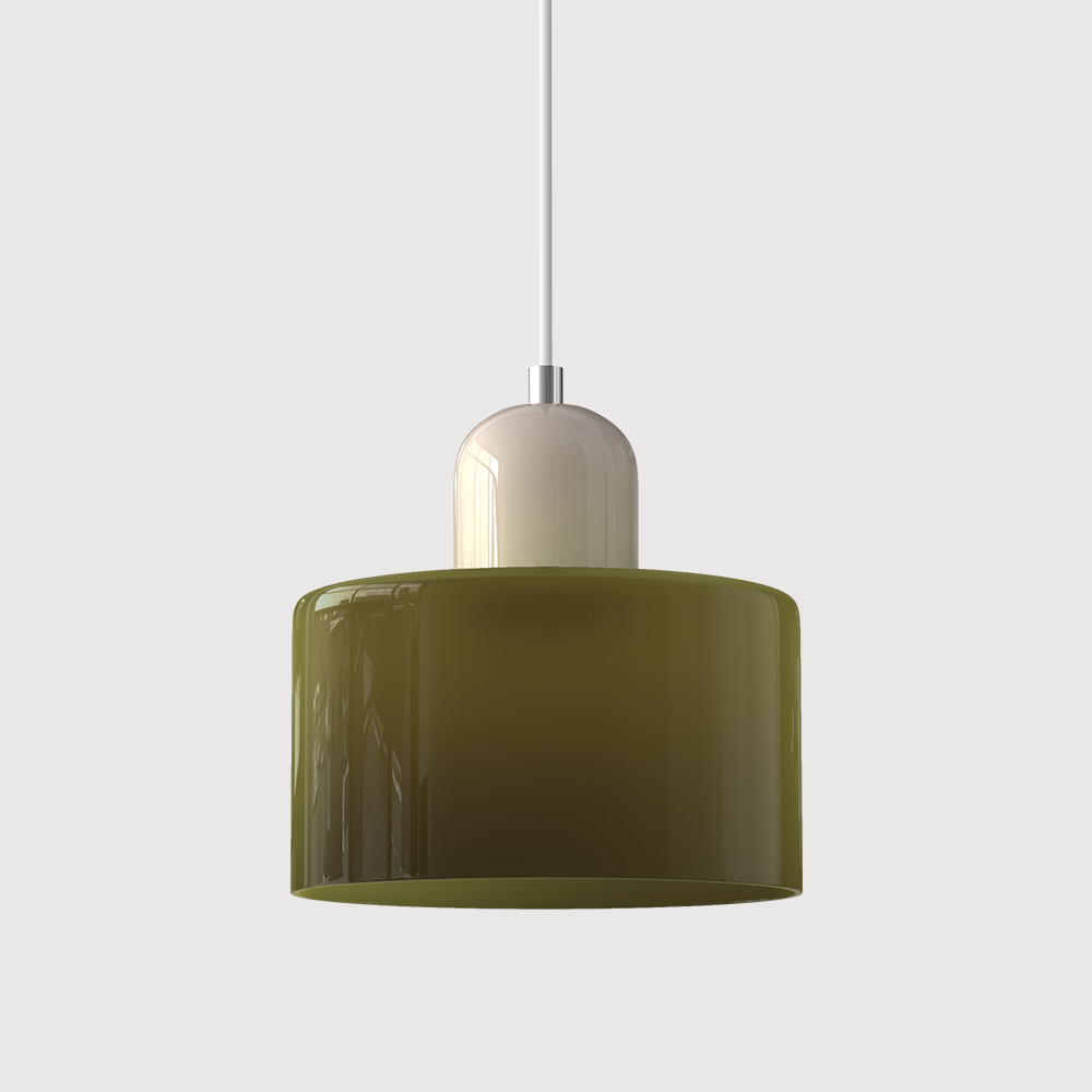 Bauhaus Small Glass Art Pendant Light