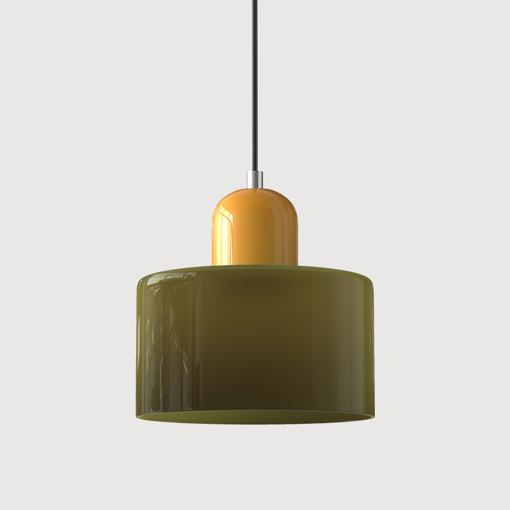 Bauhaus Small Glass Art Pendant Light
