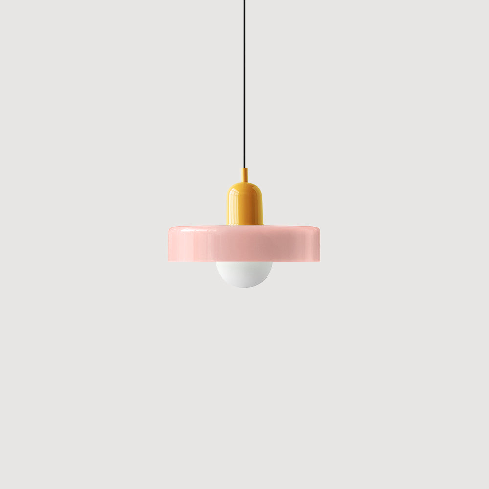 Bauhaus Modern Colorful Glass Pendant Light