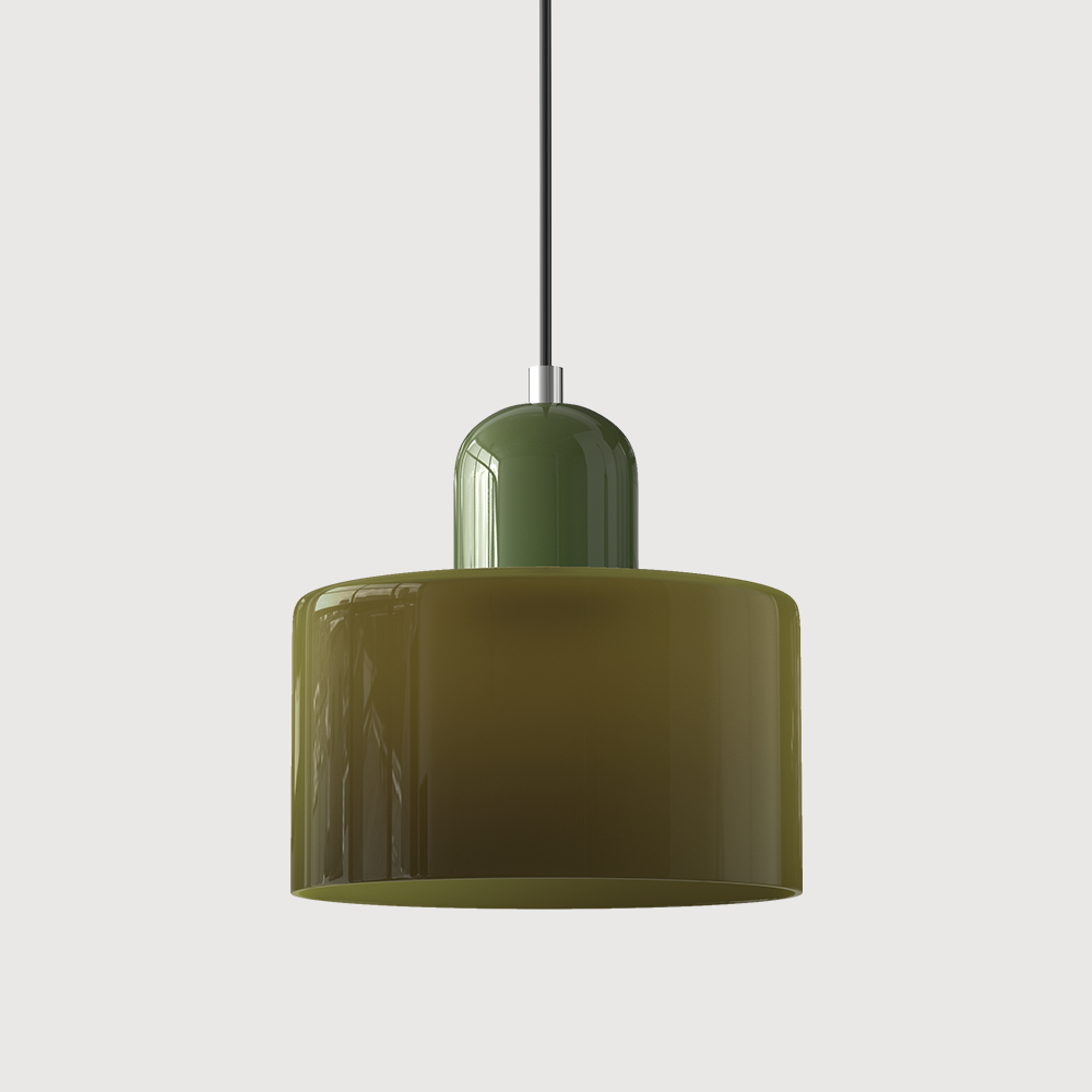Bauhaus Small Glass Art Pendant Light