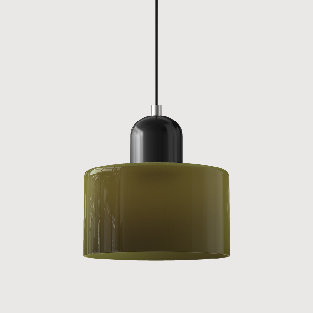 Bauhaus Small Glass Art Pendant Light
