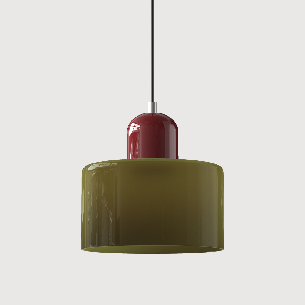 Bauhaus Small Glass Art Pendant Light